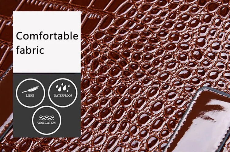 Luxury Crocodile Pattern Handbag