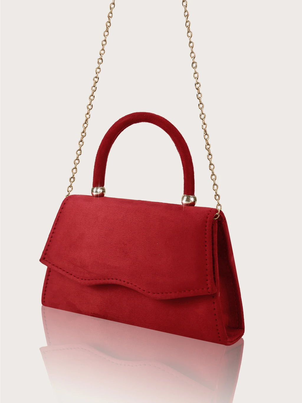 Velvet Evening Bag – Structured Luxury Handbag