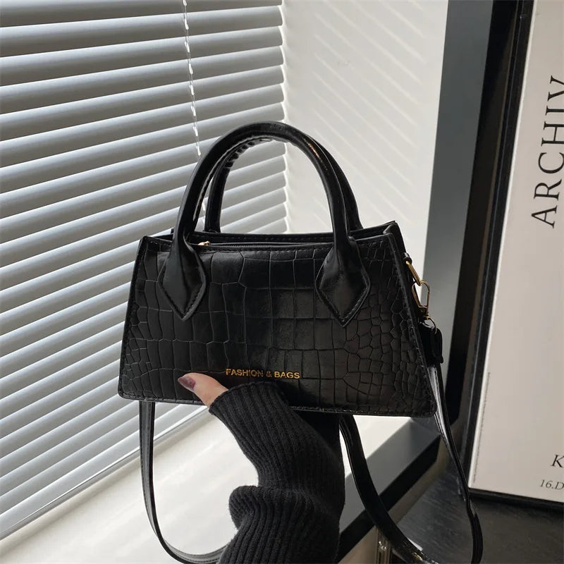 Burgundy Elegant Small Handbag