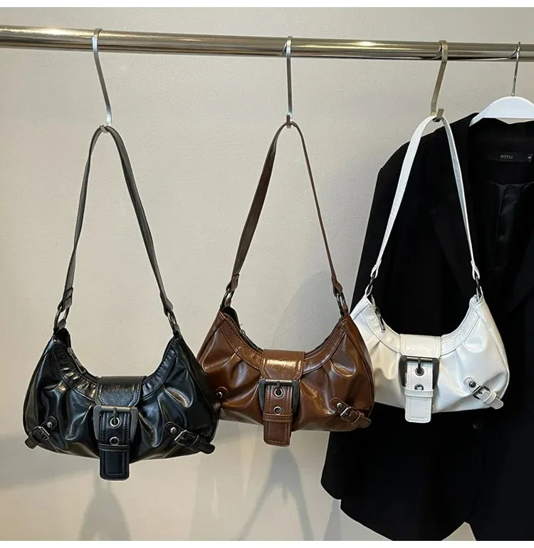 Y2K Retro Hobo Shoulder Bag