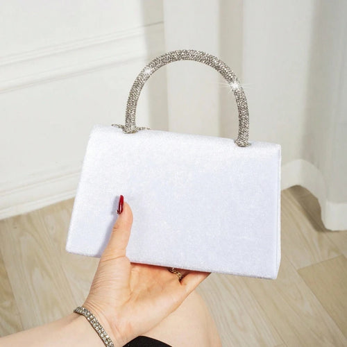 Diamond Dinner Bag – Crystal Tassel Evening Clutch | Luxury Banquet Handbag