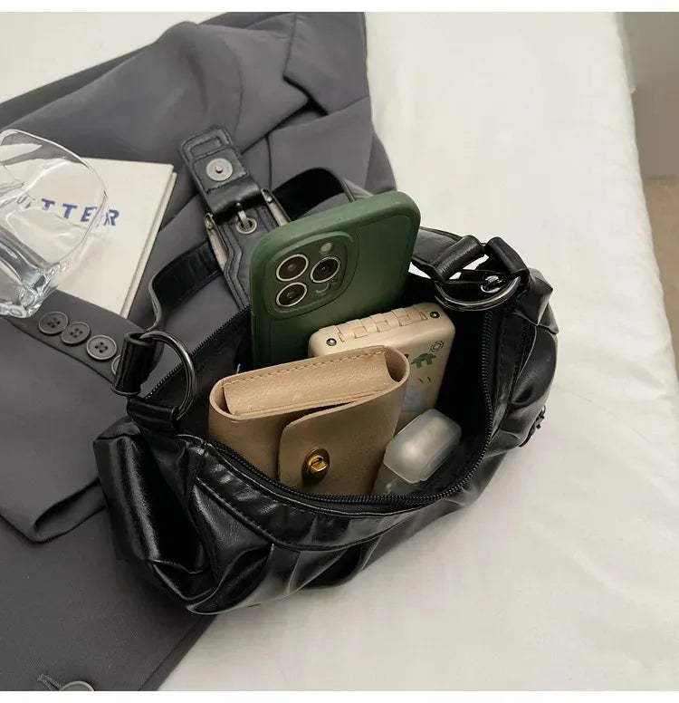 Y2K Retro Hobo Shoulder Bag