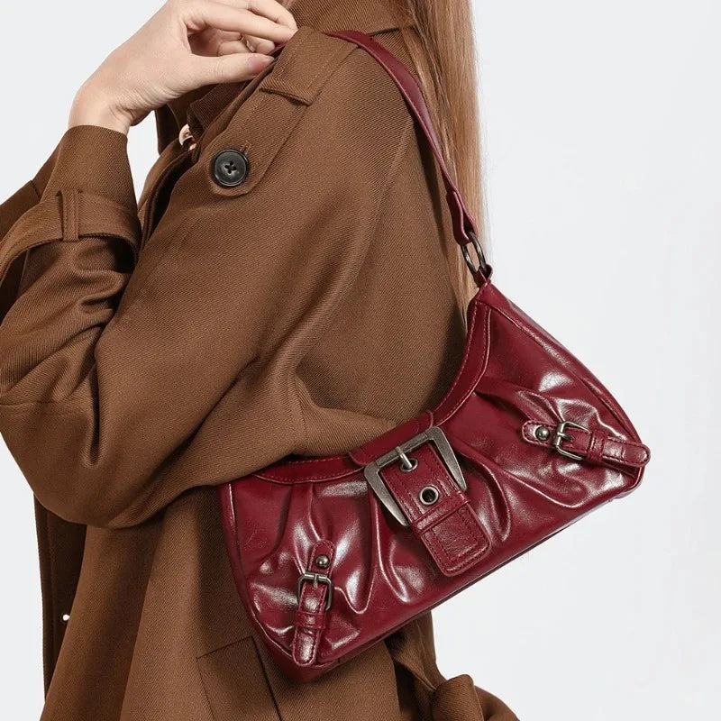 Y2K Retro Hobo Shoulder Bag