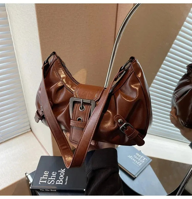 Y2K Retro Hobo Shoulder Bag