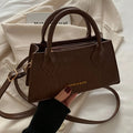 Burgundy Elegant Small Handbag