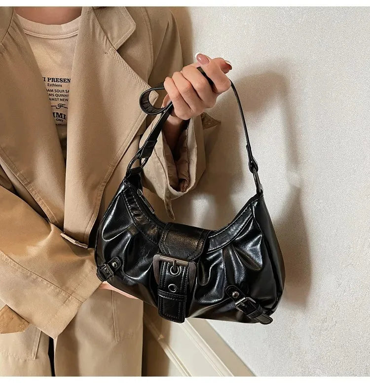Y2K Retro Hobo Shoulder Bag