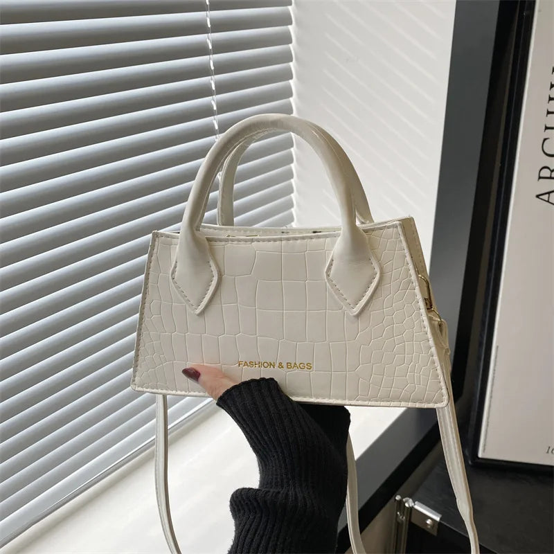 Burgundy Elegant Small Handbag