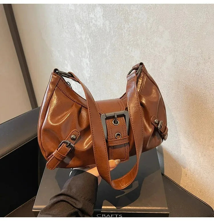 Y2K Retro Hobo Shoulder Bag