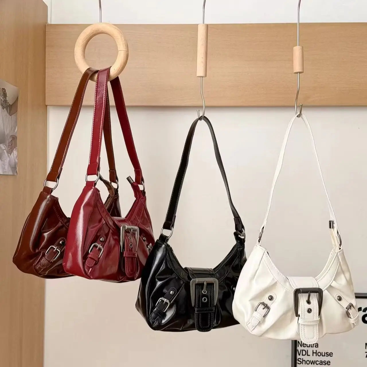 Y2K Retro Hobo Shoulder Bag